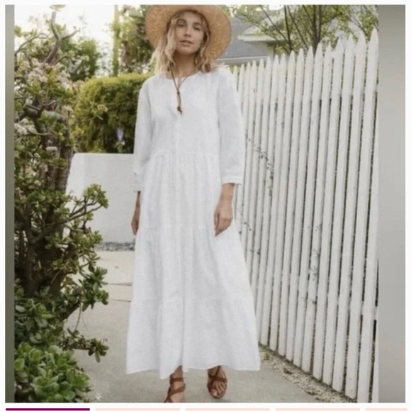 Jenni Kayne Dresses & Skirts - Jenni Kayne James dress white size M